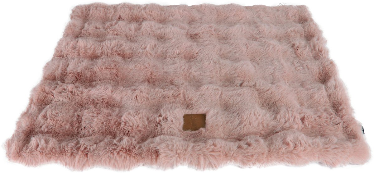 Boony est ‘1941’ Blanket - Zeer Zacht Imitatie Bont - Dierendeken - Hondendeken - Kattendeken - Kleur: Heather Rose - 120x75 cm