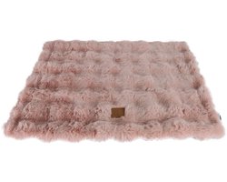 Boony est ‘1941’ Blanket - Zeer Zacht Imitatie Bont - Dierendeken - Hondendeken - Kattendeken - Kleur: Heather Rose - 120x75 cm