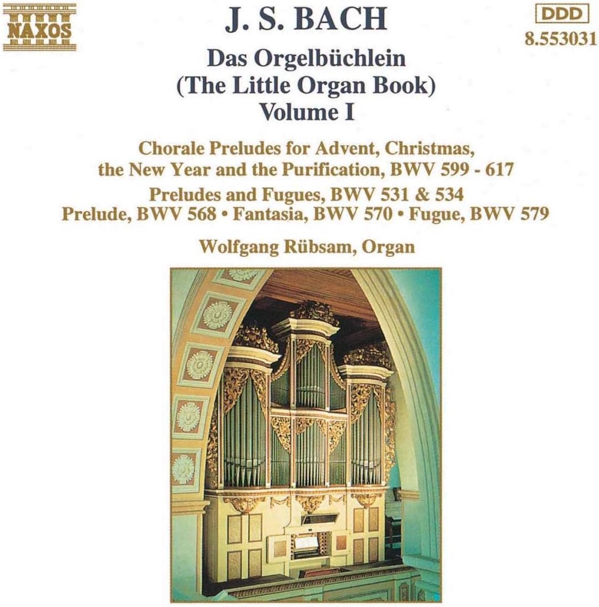 Orgelboekje Deel 1: Koraalbewerkingen voor Orgel van J.S. Bach