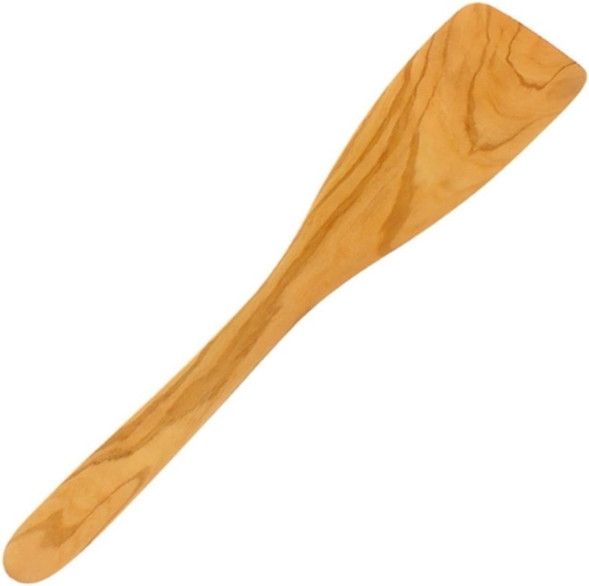 Massieve Olijfhout Spatel 30cm - Handgemaakt Keukengerei