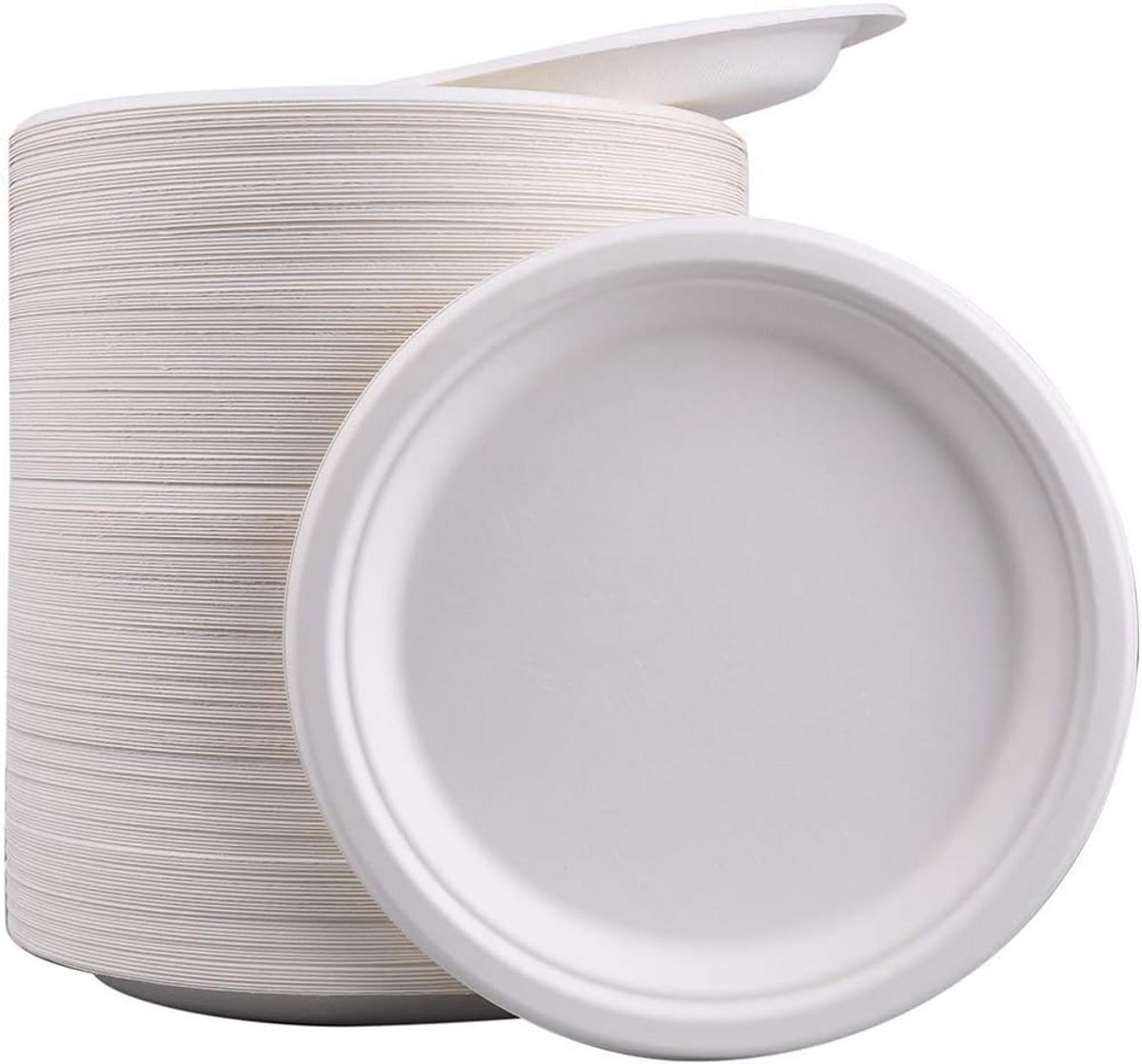 150 Stuks Biologisch Afbreekbare Borden 25 cm - Composteerbaar Wegwerpservies