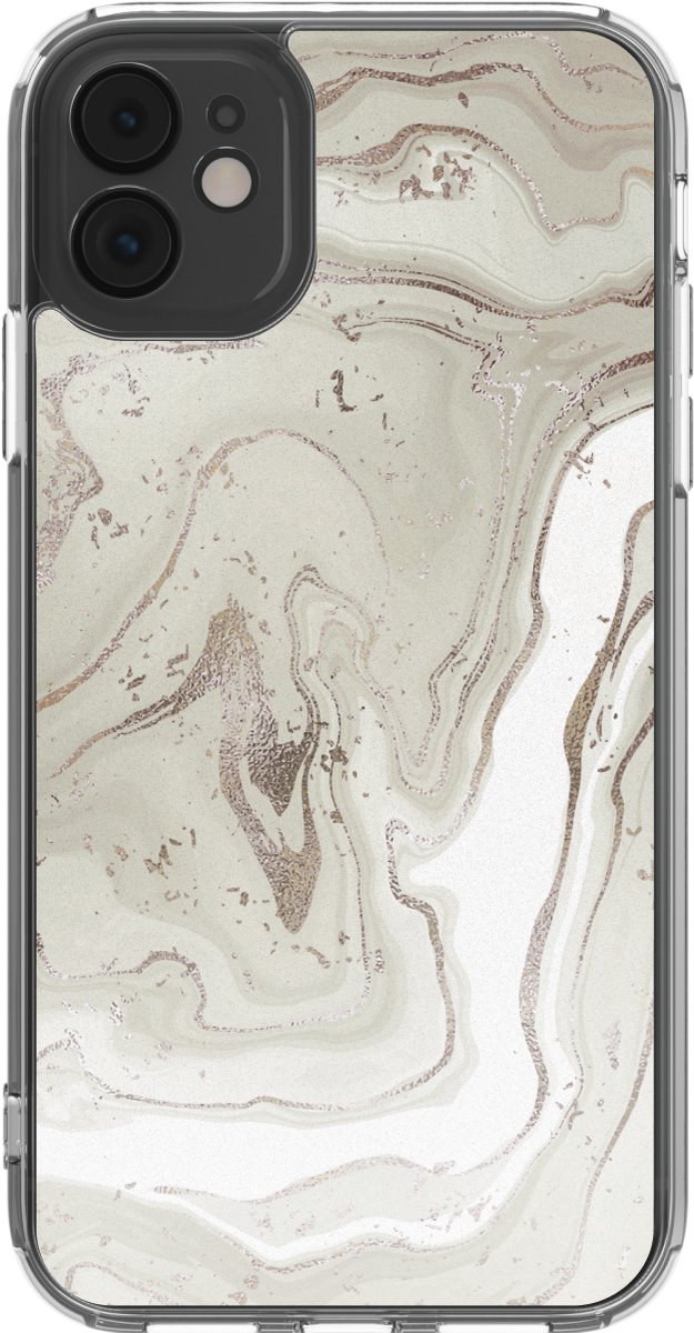 imoshion Hoesje - Geschikt voor Apple iPhone 11 - Design hoesje - Sandy Marble
