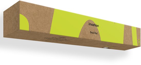 Sous-main imoshion 120 x 60 cm - Cuir synthétique de haute qualité - Accessoires de vêtements pour bébé de bureau - Organiseur de bureau - Tapis de souris antidérapant XXL - Avec sangle de transport - Beige