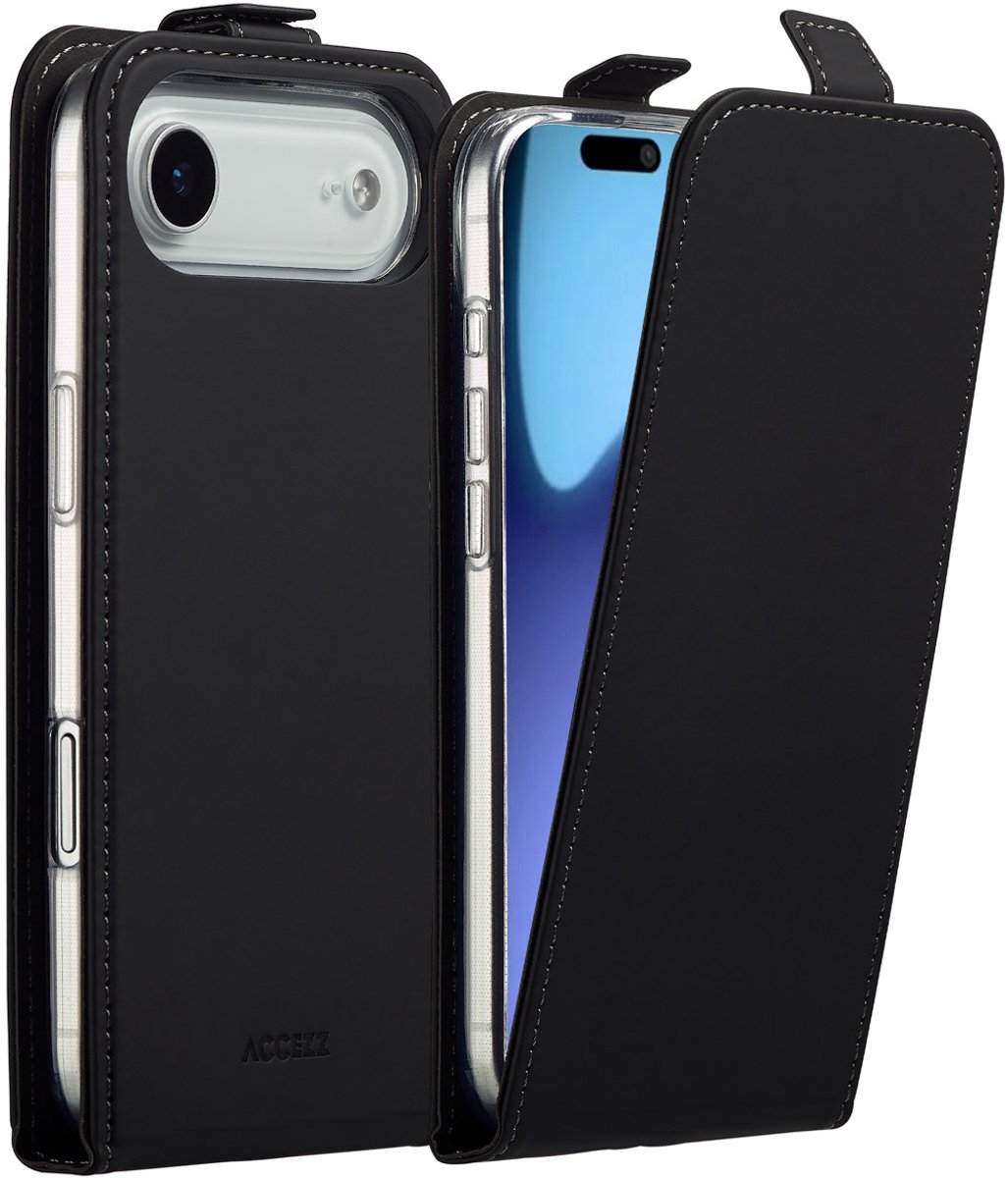 Accezz Hoesje - Geschikt voor Apple iPhone 17 Air - Flipcase - Zwart