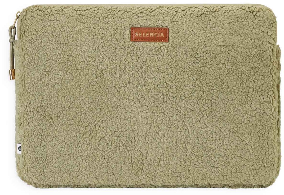 SELENCIA Teddy Sleeve Sleeve 14,2 inch Groen