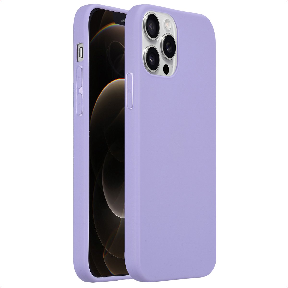 imoshion Hoesje - Geschikt voor Apple iPhone 12 Pro / 12 - Color Backcover - Tropical Violet