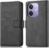 imoshion Hoesje - Geschikt voor Oppo A40 / Oppo A40M / Oppo A60 (5G) - Luxe Bookcase - Zwart
