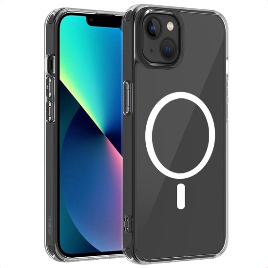 imoshion Hoesje - Geschikt voor Apple iPhone 13 - Protective Backcover geschikt voor MagSafe - Transparant