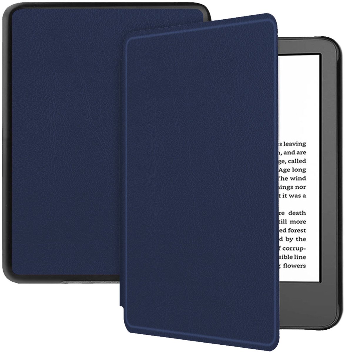Ereader Hoes - Geschikt voor Amazon Kindle (2022) 11th gen/Amazon Kindle (2024) - Donkerblauw