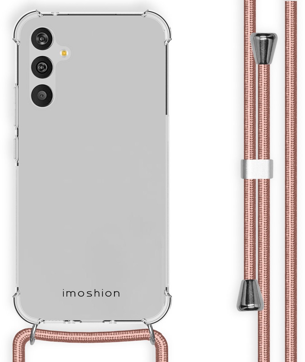 imoshion Hoesje - Geschikt voor Samsung Galaxy A34 (5G) - Backcover met koord - Rosé Goud