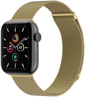 Milanees magnetisch bandje - Geschikt voor Apple Watch 38/40/41/42mm Series 12/11/10/9/8/7/6/5/4/SE/3/2/1 - Premium kwaliteit - Goud