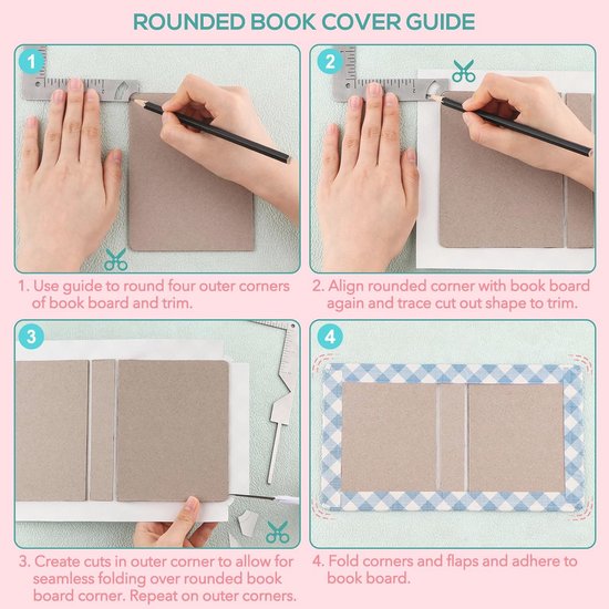 5-in-1 Boekomslag Gids voor Creatieve Boeken en Scrapbooking — afbeelding 4