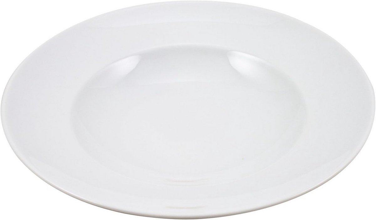 Dinerbord Porselein Ø 30 cm Wit Serveerbord