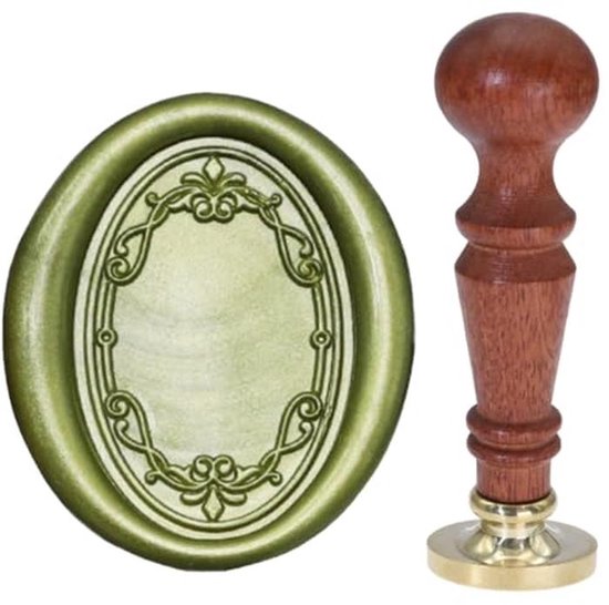 Verzegelstempel Set - 3D Reliëf Ambachtelijke Stempelkop En Houten Handvat Voor Accenten