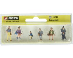 H0 Modelspoor Figuren Set: Spoormedewerkers