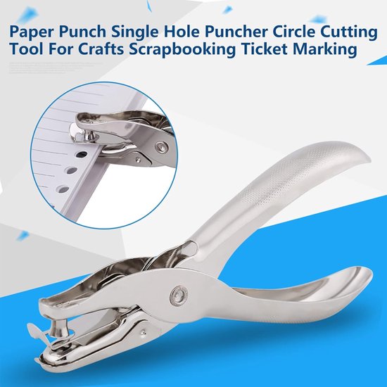 Single Hole Punch - Paper Hole Punch - 6mm Circular Hole Punch - Small ...