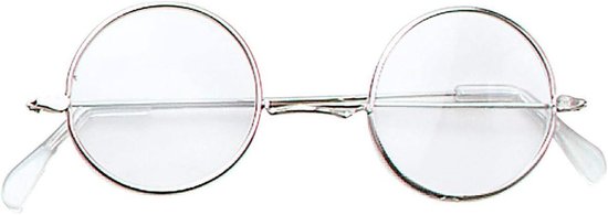 Unisex Ronde Hippie Bril jaren '60 Stijl Accessoire voor Feest en Carnaval van Wicked  — afbeelding 2