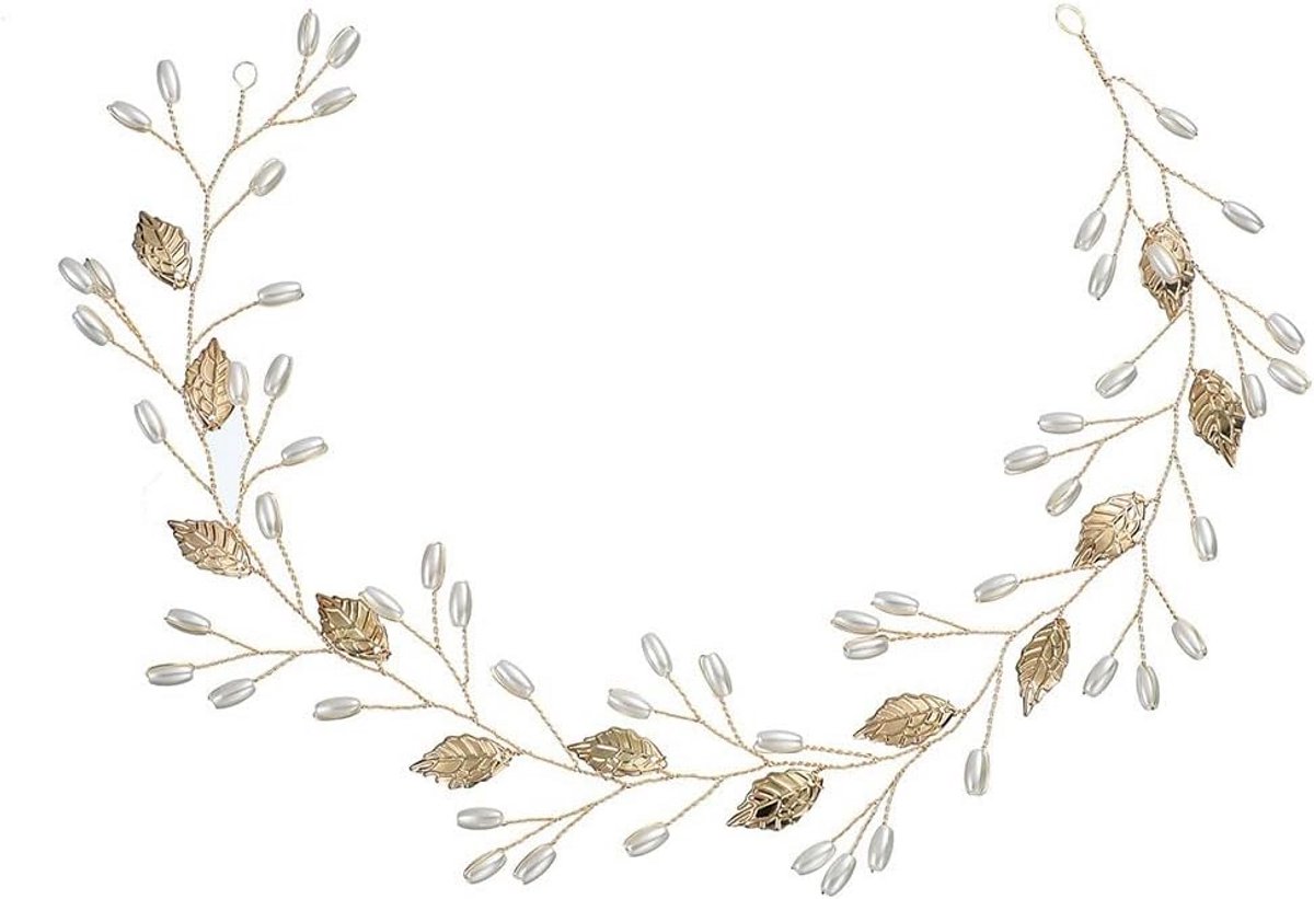 Vintage Haaraccessoires voor Bruiden - Elegante Hoofdband met Bloemen en Parels
