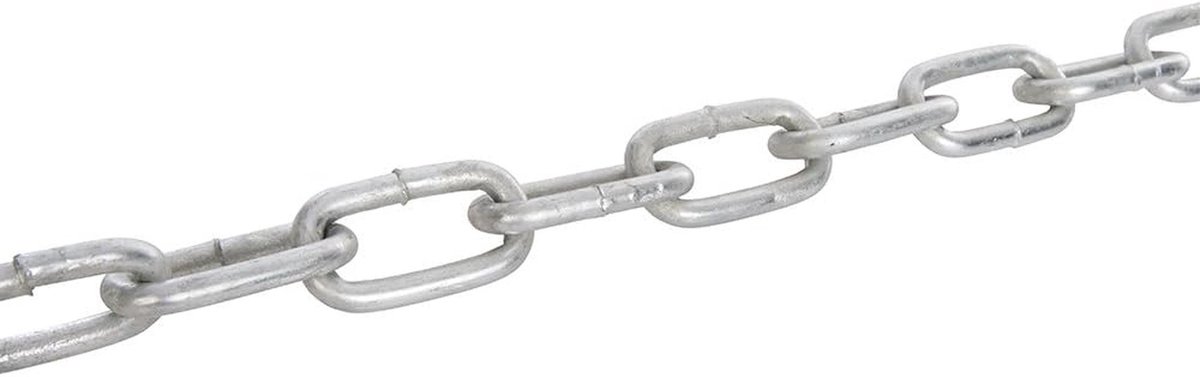 Thermisch verzinkte ketting 10 mm x 5 m - Corrosie- en weerbestendig