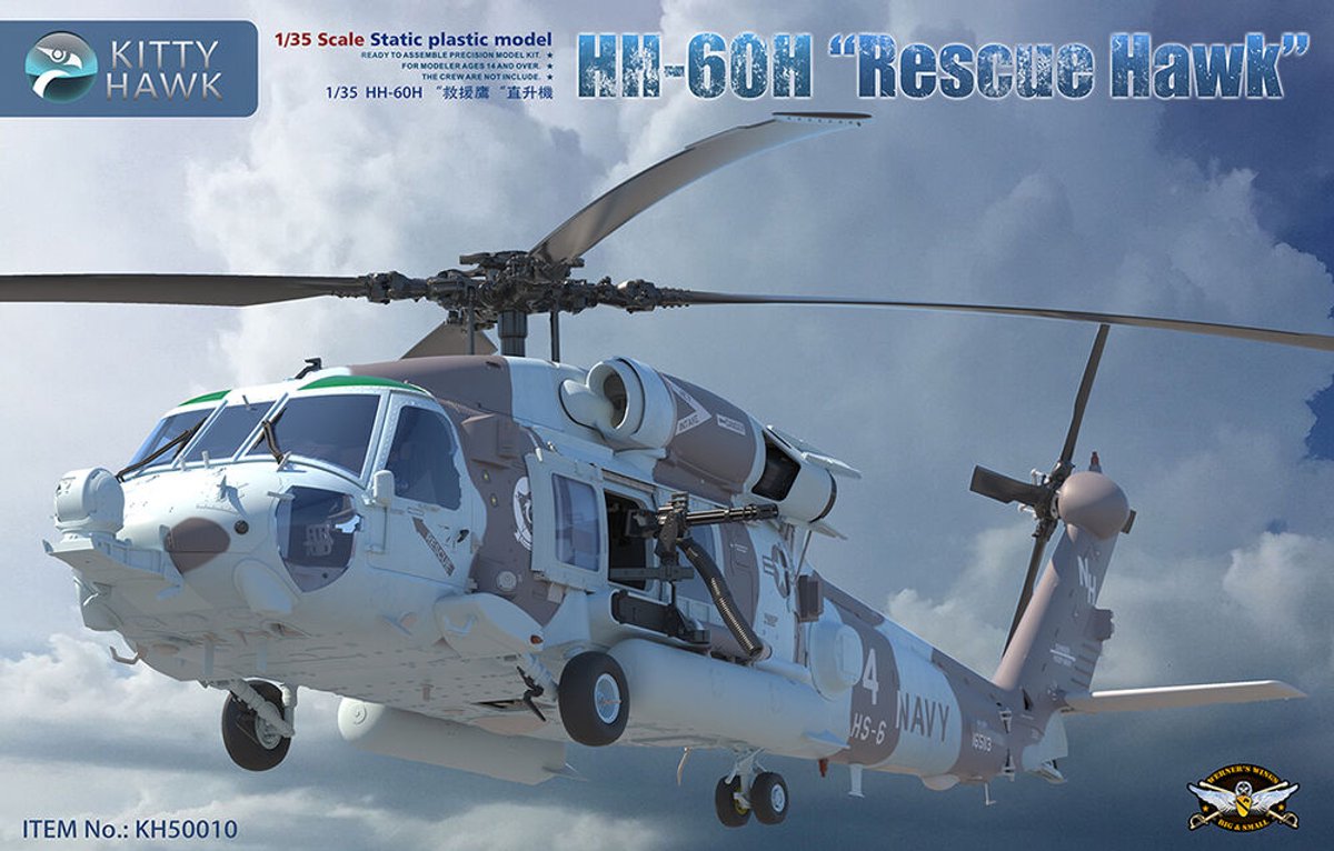 Kitty Hawk KH50010 HH-60H Rescue Hawk Schaal 1:35