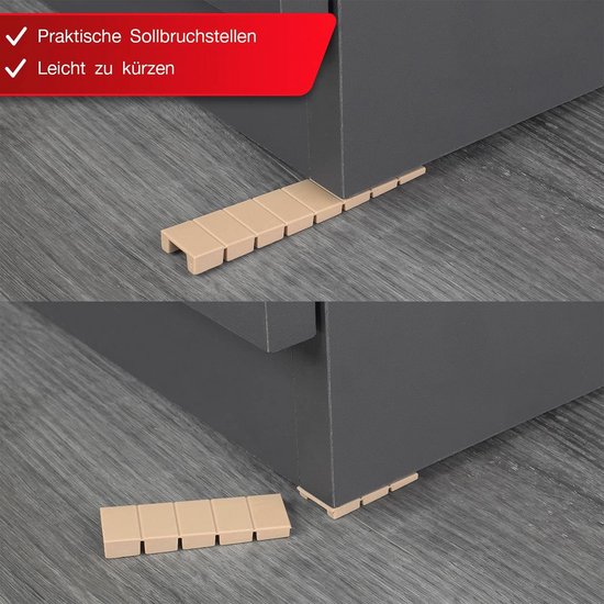 Kunststof wiggen Rood 40x23x5 Kopen? Plastic stelwiggen