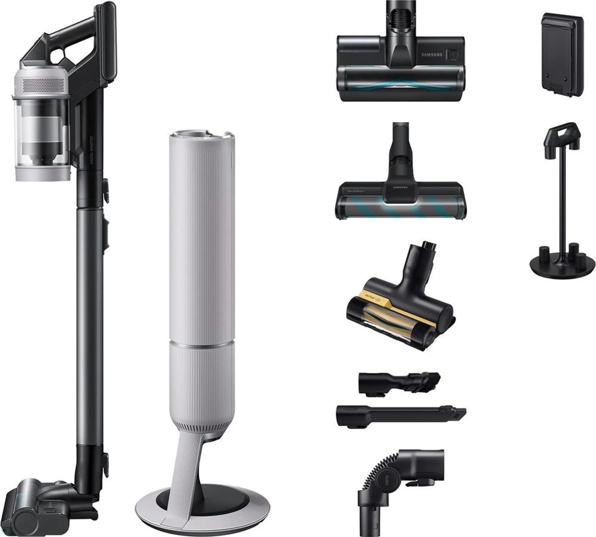 Samsung Bespoke AI Jet Lite Draadloze Stofzuiger Pebble Gray - Samsung Electronics Benelux - €719,00