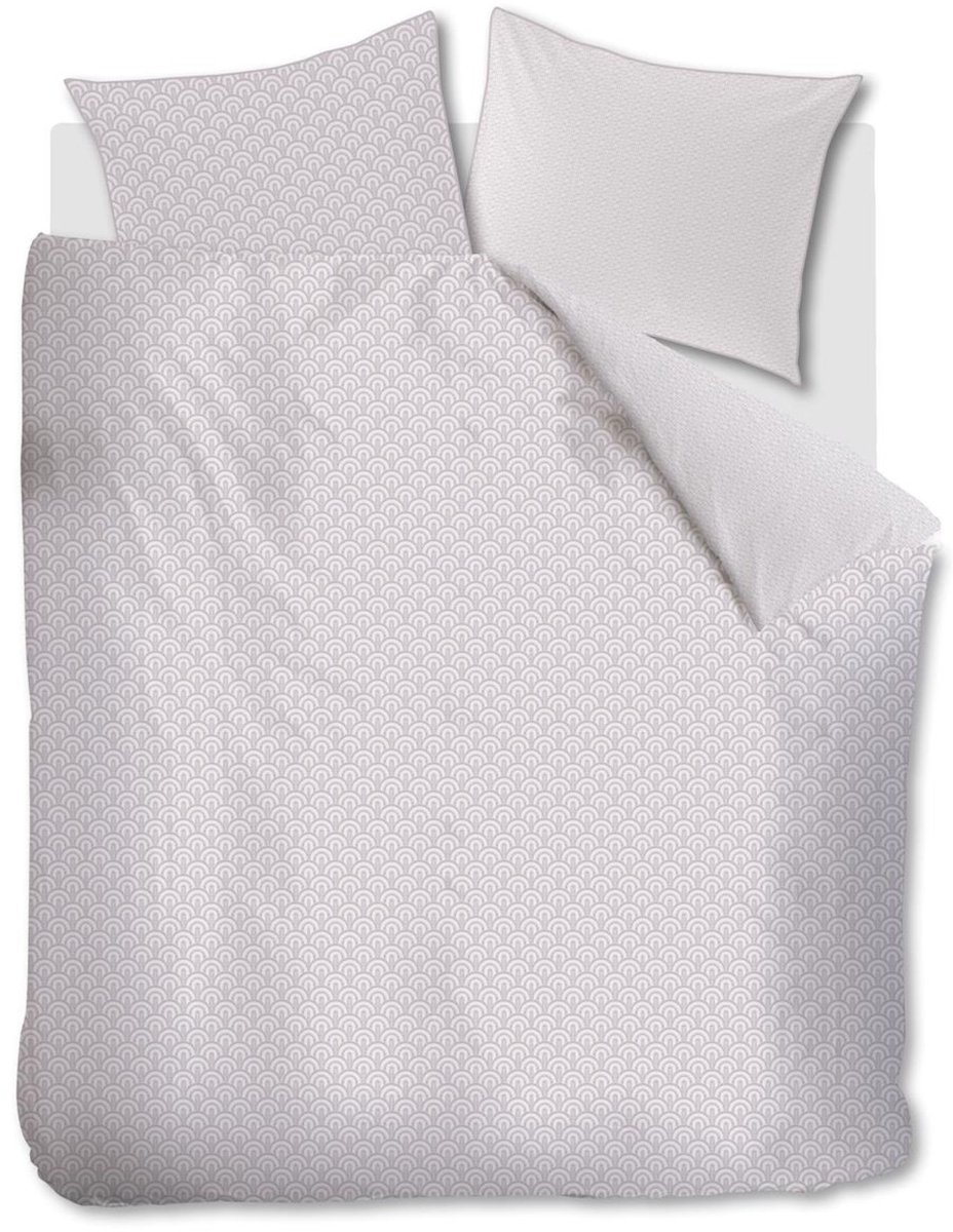 Riviera Maison Arched dekbedovertrek - Lits-Jumeaux - 240x200/220 - Zacht Roze