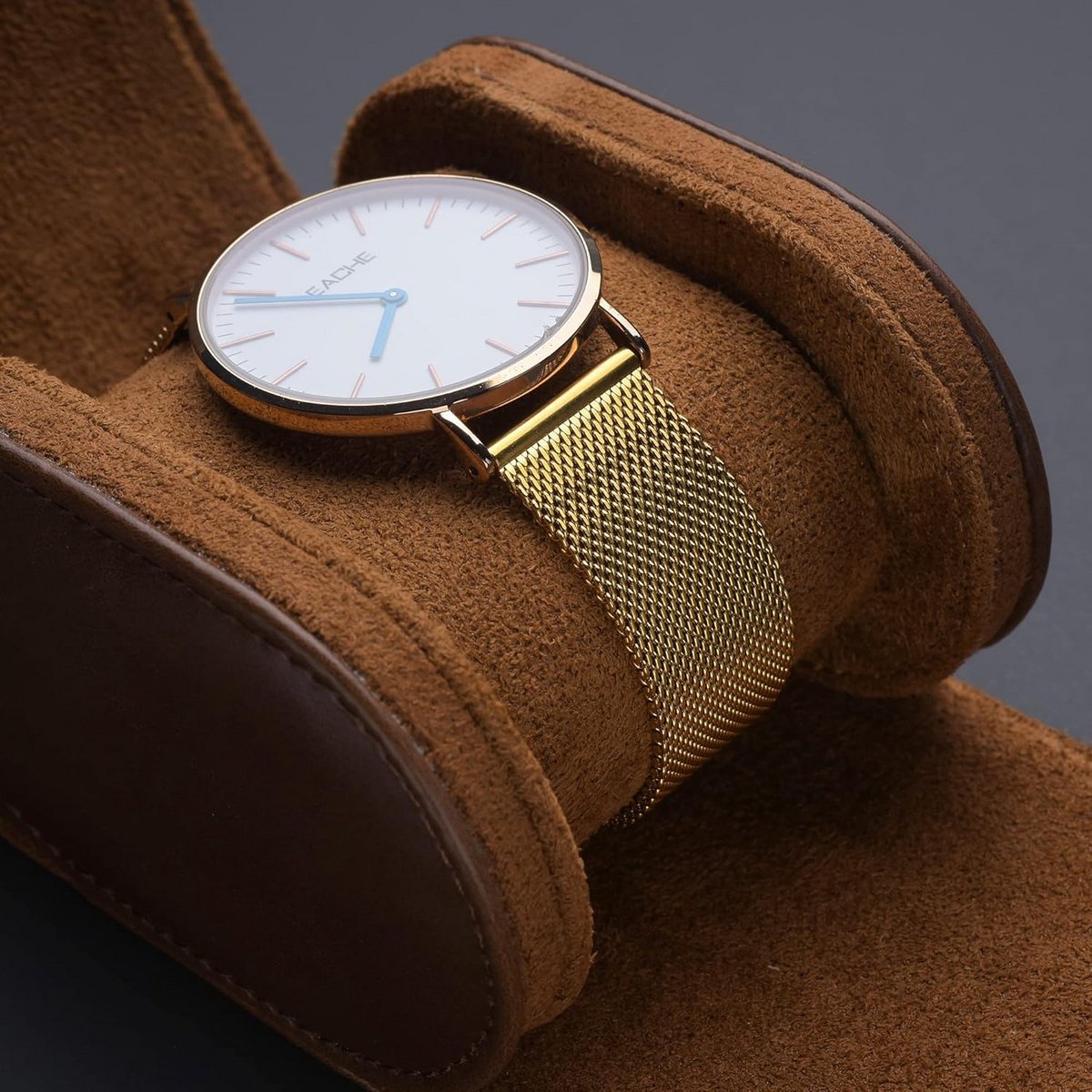 EACHE roestvrijstalen mesh horlogebandjes voor mannen en vrouwen, mesh horlogebanden met snelsluiting 14mm 16mm 18mm 20mm 22mm…