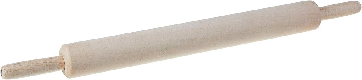 Draaibare deegroller van natuurlijke beuken met handgrepen