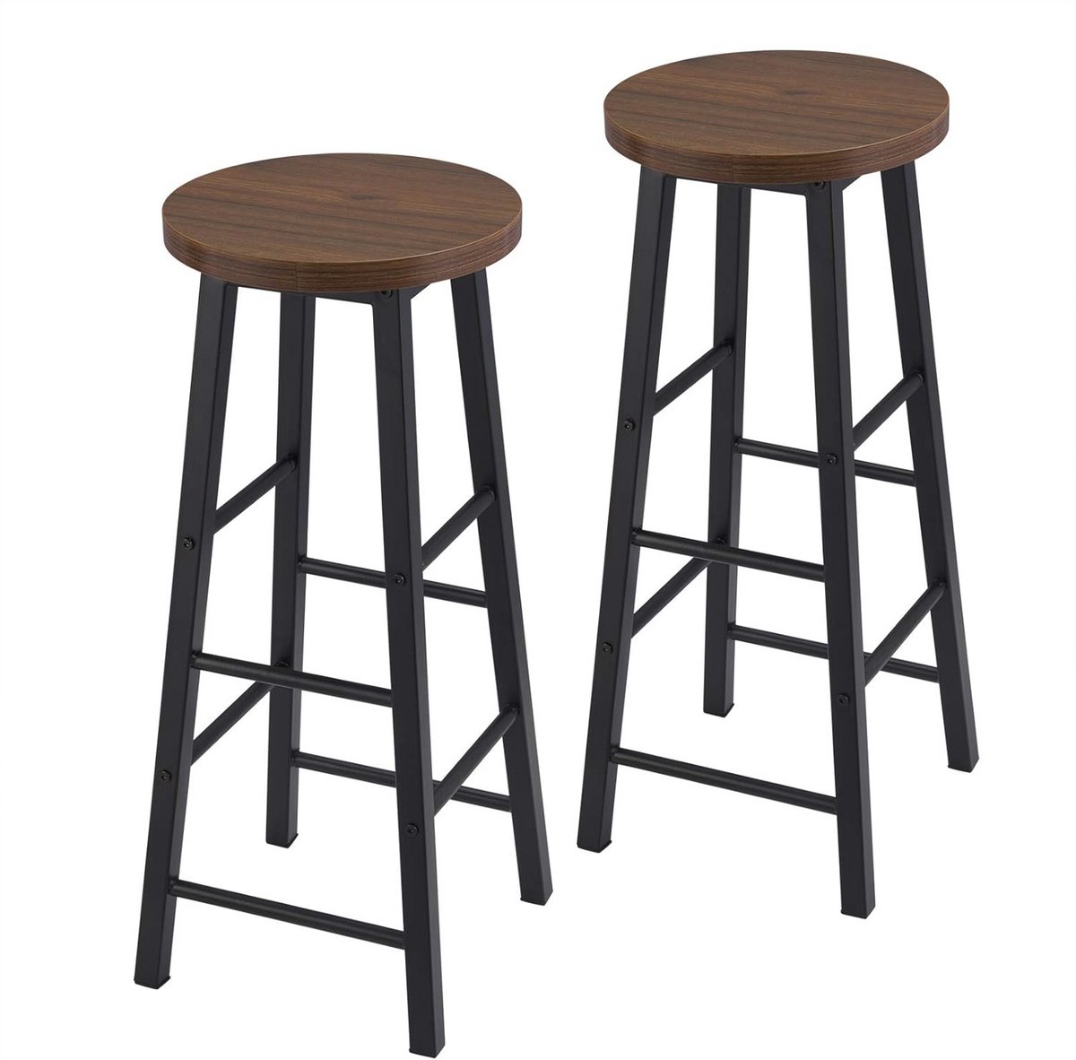 Stijlvolle Barkrukken Set van 2 met Voetsteun voor Keuken en Bar