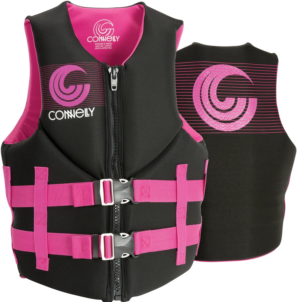 Connelly Dames Neopreen Zwemvest – CE 50N – Promo Womens Vest – Pink – Maat L