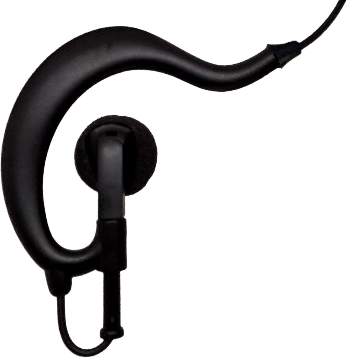 K-PO KEP 210 S Mono Oortje – Portofoon Oortje met 3,5 mm Jack – Zwart
