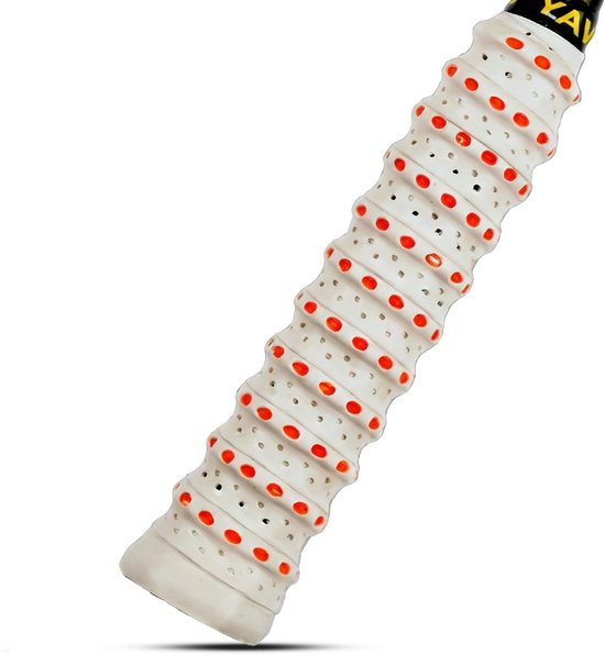 Overgrip - Grip - Griptape - Padel - Overgrip tennis - Overgrip padel - Racketaccessoires - Wit - Premium V2 Overgrip - Grip - Griptape - Padel - Overgrip tennis - Overgrip padel - Racketaccessoires - Wit - Premium V2