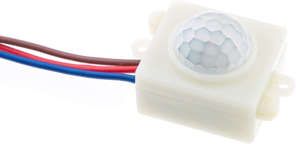 Mini PIR Bewegingsmelder met 120°/360° Detectie voor Binnenmontage - Energiezuinig en Compact
