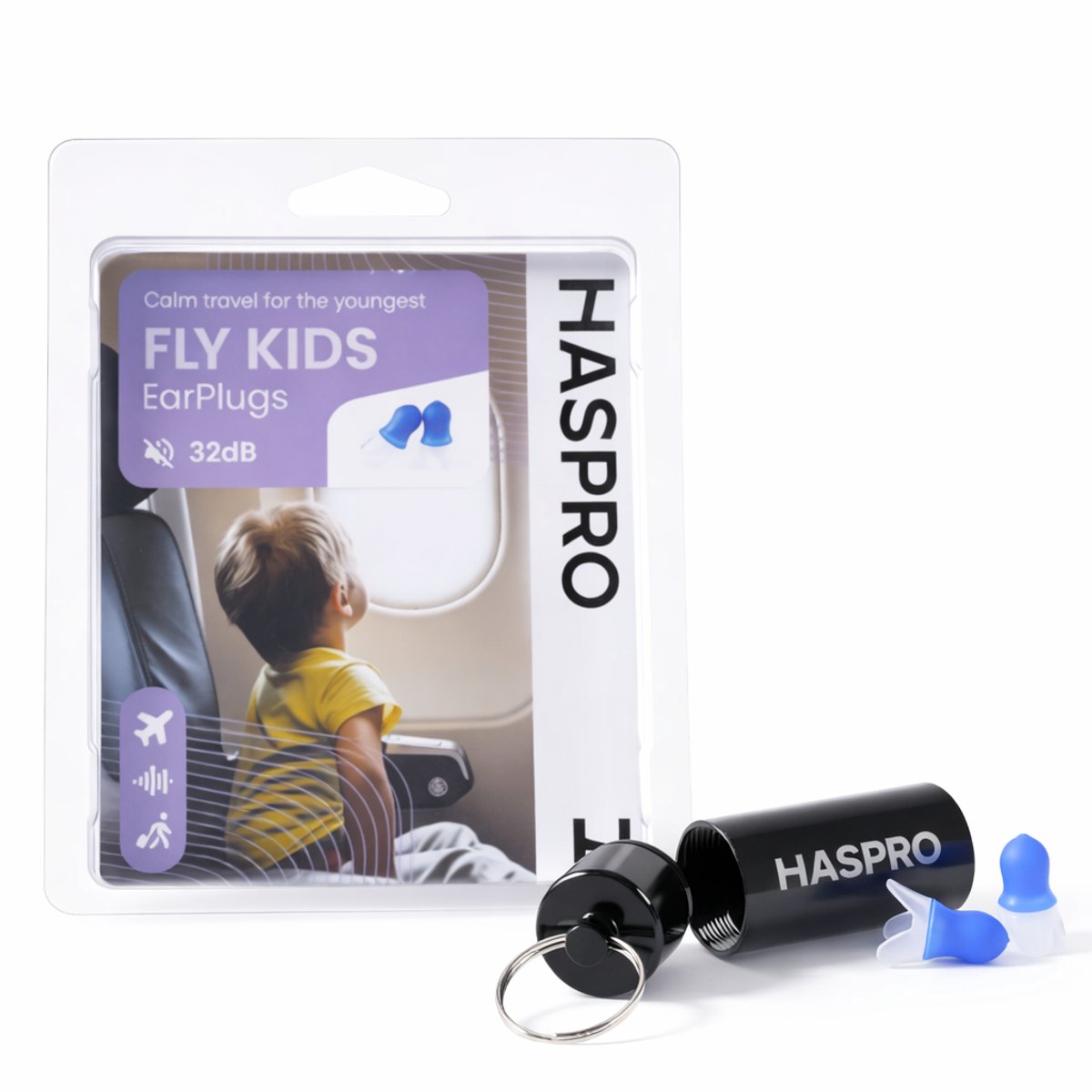 HASPRO Fly Kids Oordopjes – Drukverlagend – SNR 32 dB