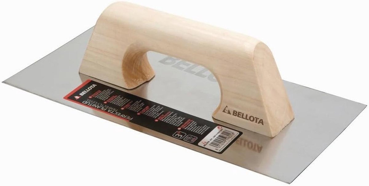 Stijlborstel met Houten Handvat voor Cement en Mortel - 300 x 180 mm