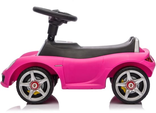 SUN BABY Porsche Carrera GT Porteur Enfant 18+ Mois | Volant interactif, phares et autocollants réalistes