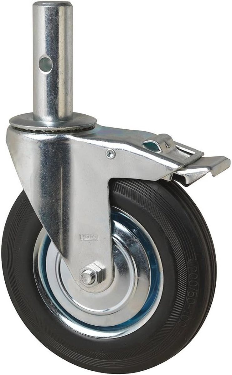 Industriële steigerrol 200 mm voor professioneel gebruik