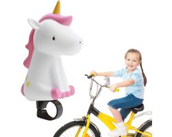 GUOYOU Fietsbel, fietsbel voor kinderen, fietsaccessoires, claxon, kinderfiets, eenhoorn, grappige bel, voor kinderen van fietsen en scooters, voor jongens en meisjes