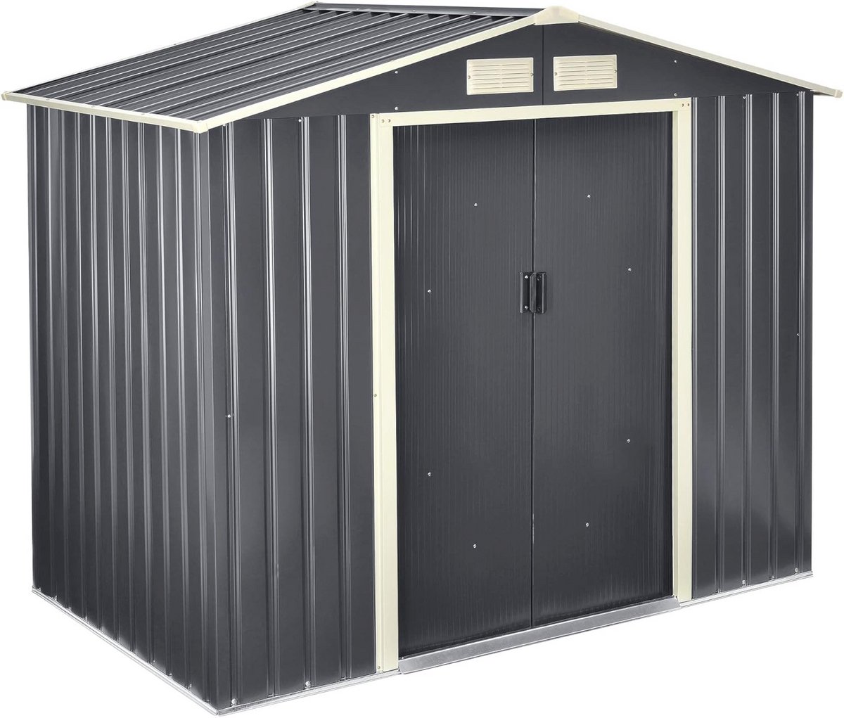 Compact tuinhuis met schuifdeur 213x127x185 cm - Ideale opbergruimte voor tuin