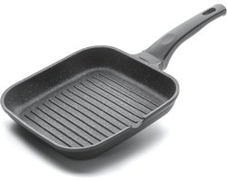 Eco Stone Grill Pan 28x28 CM - Antiaanbaklaag