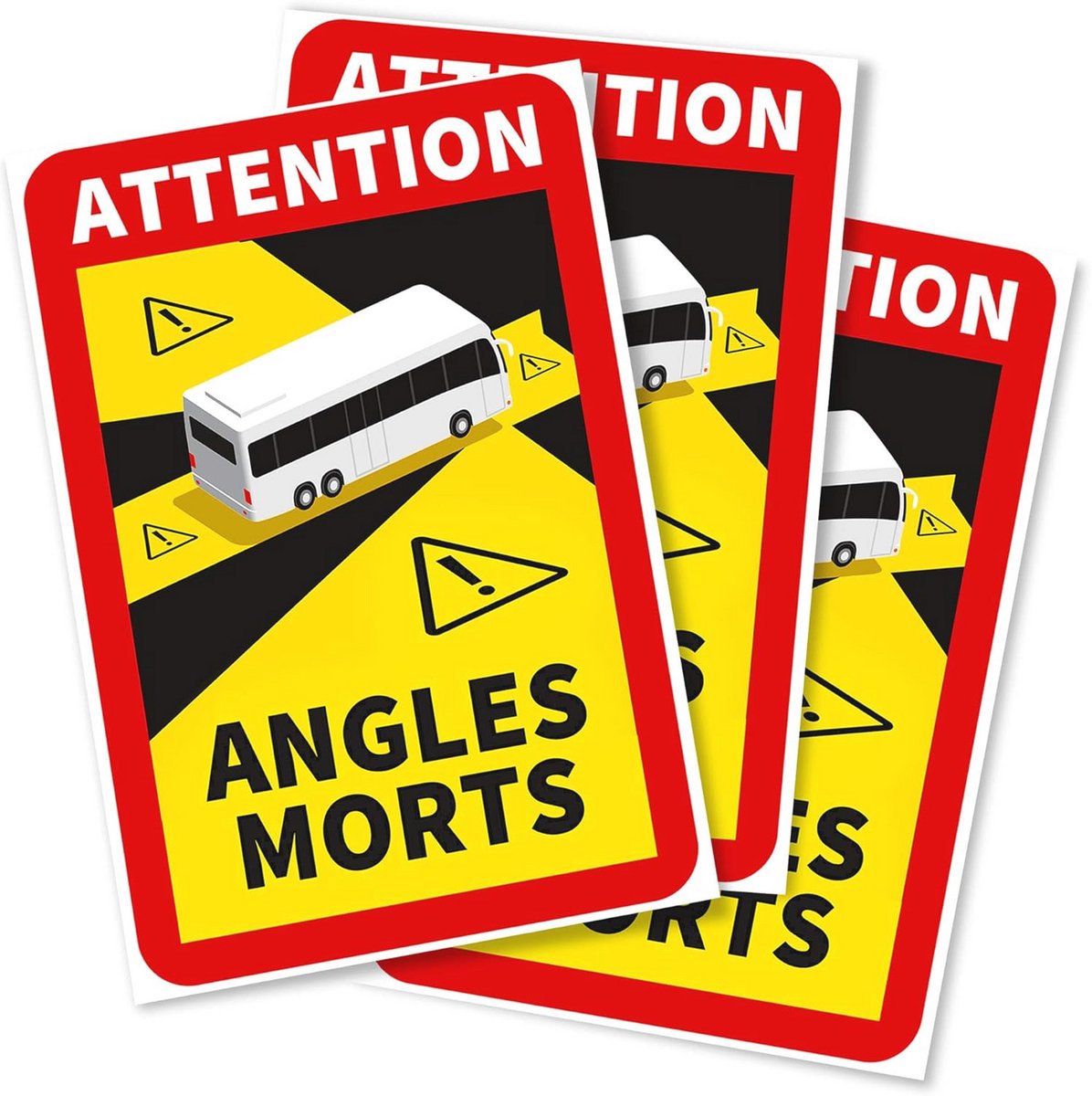 Stickers voor zware voertuigen - 3 stuks, 17 x 25 cm