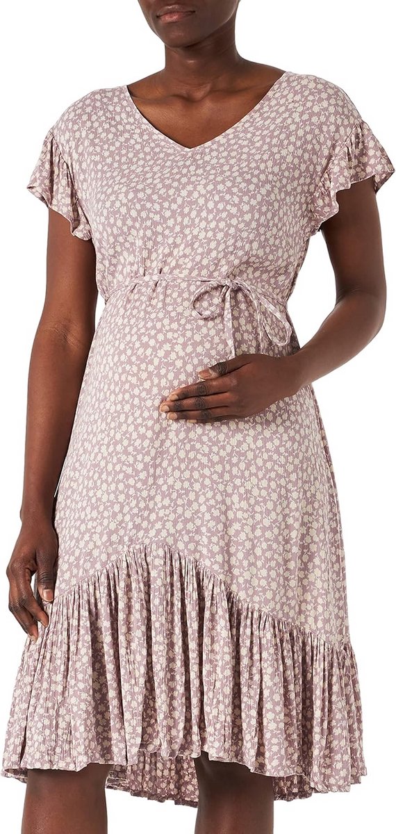 Dames Jurk Korte Mouwen All Over Print Bloemen Zomerjurk