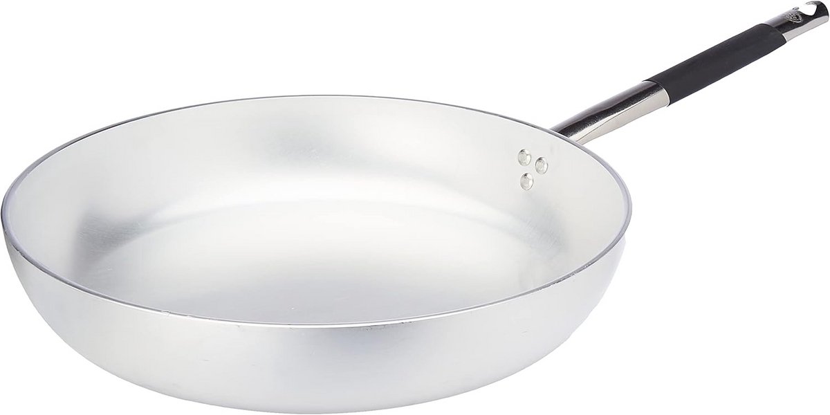 Hoogwaardige Aluminium Braadpan voor Inductie met RVS Greep