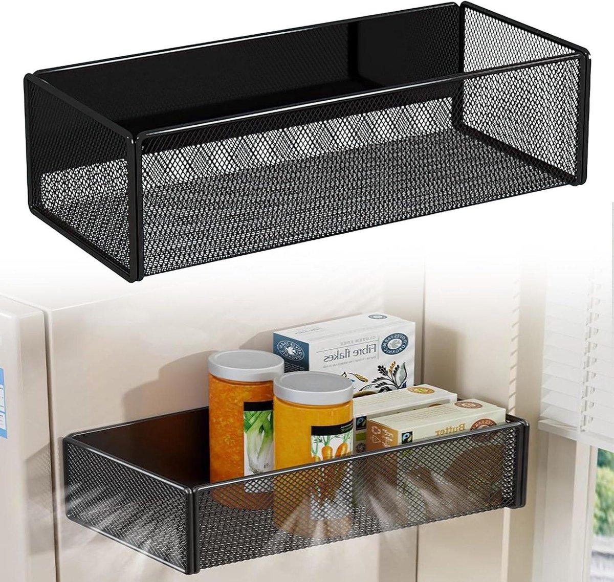 Cosensi - Magnetisch Kruidenrek Groot voor Koelkast en Wasmachine (27 x 12 x 7,7 cm)
