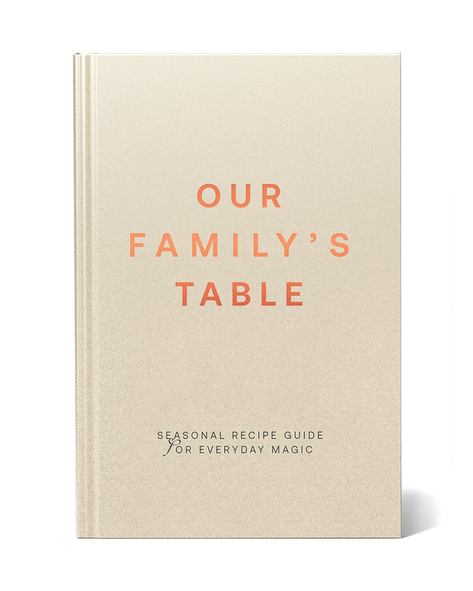 Glimmery Moments® - Our Family's Table – Familiereceptenboek | Invulbaar Bewaarboek voor Recepten, Verhalen en Herinneringen| Culinary Notebook