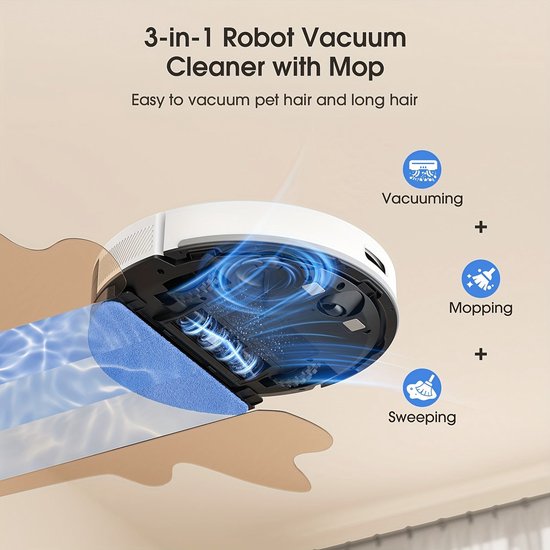 Starlyf Robotstofzuiger - Stil en Efficiënt - 90 Minuten Starlyf Robotstofzuiger - Stil en Efficiënt - 90 Minuten