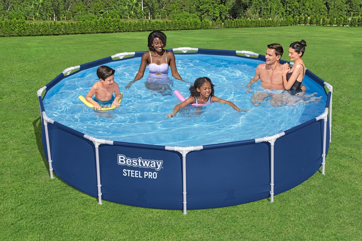 Bestway Steel Pro Zwembad - Ø 366 x 76 cm met filterpomp – foto 4