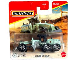 GROUND GRINDER MBX 56-125 CONTRUCTION ARMY GREEN MATCHBOX 1:64 SHORT CARD
