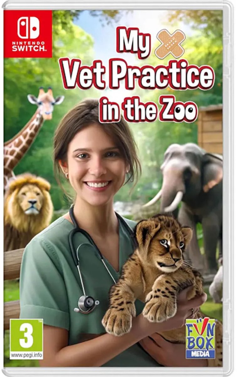 Nintendo Games Switch My Vet Practice In The Zoo Transparant PAL